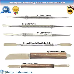 Dental Cement Spatula Double Ended Zahle Carver Beale, Lecron Laboratory Carvers - Bild 1 von 7