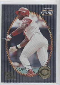 1996 Pinnacle Summit Foil Reggie Sanders #4