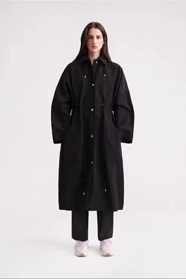 Toteme women's mid length trench coat style  windproof jackets coat - Image 1 of 4