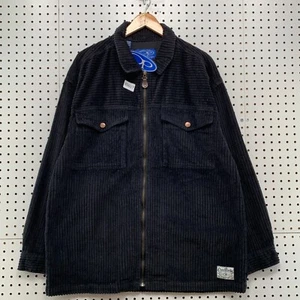 NEW Ocean Pacific Corduroy Zip Jackety Mens Large Black Pocket NWT 25x31 - Picture 1 of 16