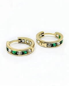 Créoles or 18k 1.84 grs oxydes couleurs - Bijoux occasion - Picture 1 of 2