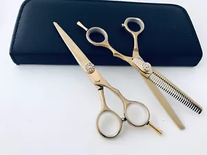 Professional Salon Hair Cutting+Thinning Scissors Barber Shears Hairdressing Set - Picture 1 of 4