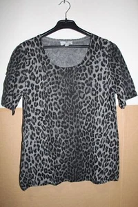 P. Hahn Damenpullover aus 100% Kaschmir Strickpullover Gr.46 Leopard Damenkleid - Bild 1 von 5