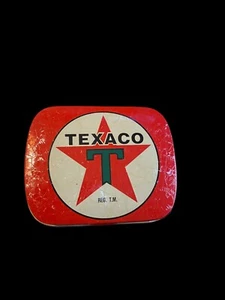 Vintage Texaco Tin Pill Mint Box R&B Brand 2 1/2"X2" Oil Gas Collectible - Bild 1 von 2