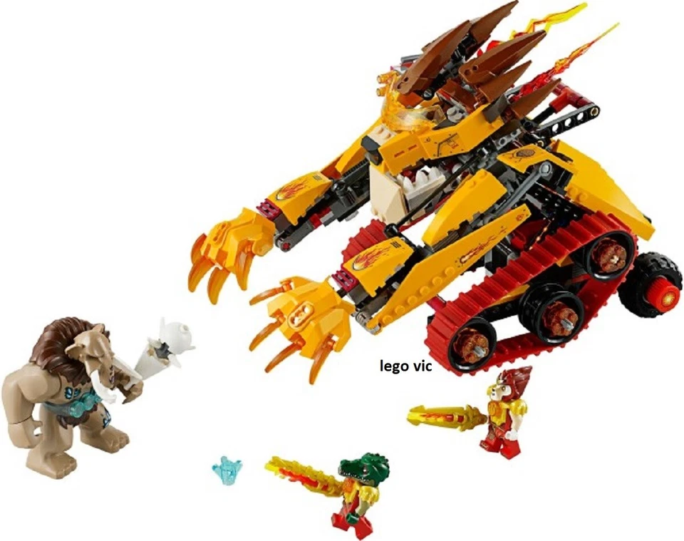 Lego 70144 Legends of Chima Laval's Fire Lion + notice complet CNG27 - Photo 1/1