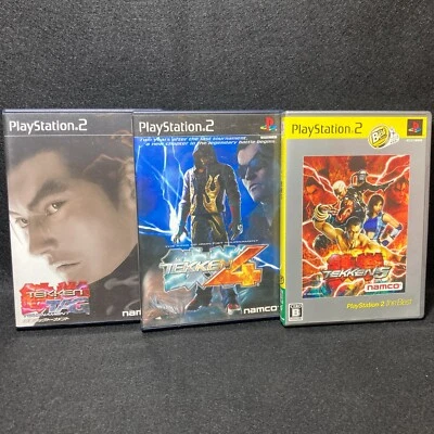 Lot 3 PS2 Tekken 4 & 5 & Tag Tournament Set Namco, Playstation 2 Sony from Japan - Image 1 of 4