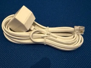 Cavo di prolunga modulare doppio 6P4C 3 m spina telefonica USA modem 285.198 - Foto 1 di 4