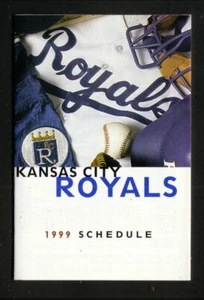 Kansas City Royals--1999 Pocket Schedule--Gold Bank - Bild 1 von 2