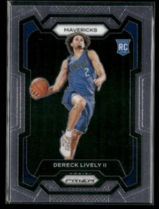 2023-24 Panini Prizm #163 Dereck Lively II Dallas Mavericks novato - Imagen 1 de 2