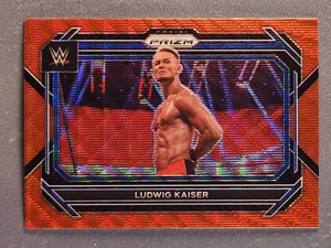 2023 Panini Prizm WWE #25 Ludwig Kaiser Red Wave SSP Rare Raw Smackdown NXT - Picture 1 of 2