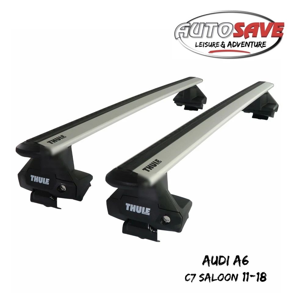Juego de barras de techo Thule aluminio WingBar Evo plateadas para Audi A6 C7 berlina 11-18 Foto 1 de 1