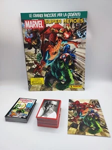 MARVEL SUPER HEROES ALBUM FIGURINE VUOTO + SET COMPLETO + 36 CARD PANINI 2017 - Foto 1 di 8