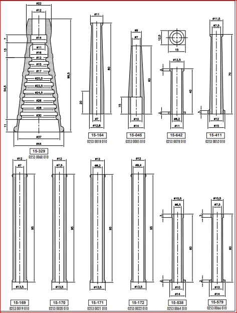 Knickschutztüllen aus Plioprene Gummiformteil für KFZ, Auto, Bike, LKW, Traktor - Bild 1 von 1