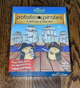 Potato Pirates A Card Game of Potato War ThinkFun Learning Programming Complete - Picture 1 of 3