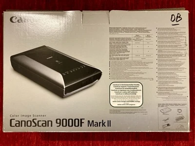 Scanner Canon CanoScan 9000F Mark II con tutte le parti, nella scatola originale - Immagine 1 di 4
