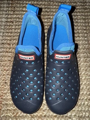 Hunter Water Shoes Neoprene Big Boys Size 1 Blue Rubber, Non Slip, Support - Image 1 of 4