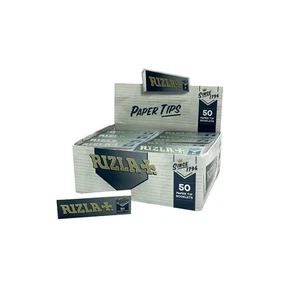 RIZLA Silver Tips Rolling Paper Rotauge Filter Tips Buch 1er Pack 10 20 Buch - Bild 1 von 4