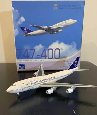 Saudi Arabian Airlines Boeing 747-400 Dragon Wings 1:400 Reg: HZ-AIZ - Image 1 of 4