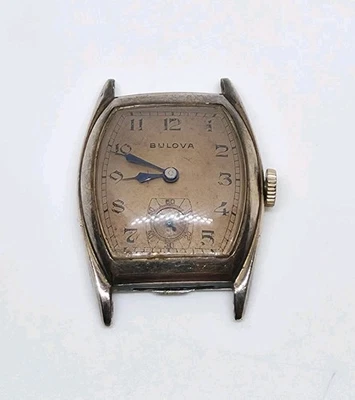 Vintage Bulova 10BC 15J 14K RGP On Sterling Base Mechanical Wrist Watch Runs - Image 1 of 4