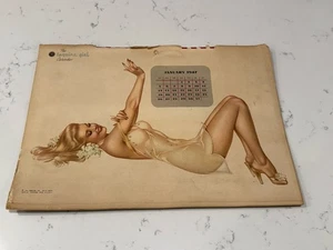 Original Vintage 1947 The Esquire Girl Kalender Sexy Pin-Up Komplett 12 Monate - Bild 1 von 12