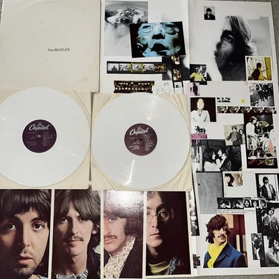 The Beatles White Album EX 2 x White Vinyl LP 1978 Capitol Record SEBX-11841 Foto 1 de 4