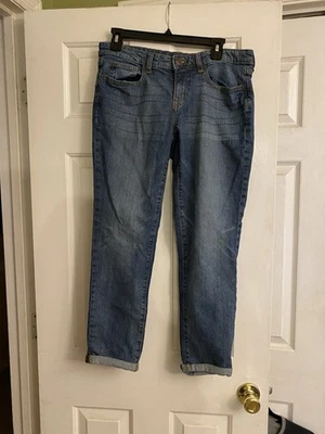 90-Женские джинсы Gap бойфренд подходит лодыжки с манжетами размер 8/29, бывшие в употреблении - Изображение 1 из 3