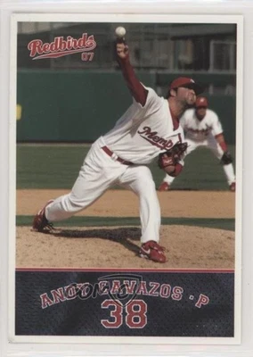 2007 MultiAd Sports Memphis Redbirds Andy Cavazos #20 Rookie RC - Image 1 of 2