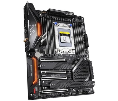 GIGABYTE TRX40 AORUS PRO WIFI Motherboard AMD TRX40 Socket sTRX4 DDR4 ATX Ryzen - Image 1 of 4