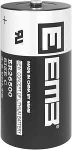 EEMB ER26500 C Size 3.6V 9000mAh Lithium Battery High Capacity Li-SOCL - Picture 1 of 3