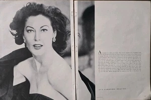 1954 Norman Parkinson Photo Ava Gardner Vintage Clipping ad - Picture 1 of 1