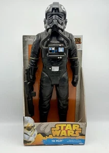 Tie Fighter Special Forces Pilot + Blaster 18" Star Wars Big Figs Jakks 2015 New - Picture 1 of 9