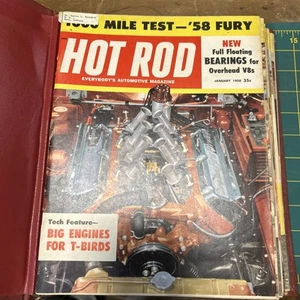 58 Hot Rod Magazin Ganzjahresmappe Chevy Ford Mopar Dodge Racing Mechaniker - Bild 1 von 14