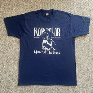 Camicia Koko Taylor uomo XL Queen Of Blues Alligator Records punto singolo vintage - Foto 1 di 13
