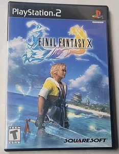 Final Fantasy X (10 ) Sony PlayStation 2 Ps2 No Manual Black Label Tested - Picture 1 of 9