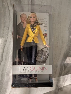 2012 Tim Gunn Collection for Barbie, Pink Label Blonde Fashion Doll, W3470. - Image 1 of 2