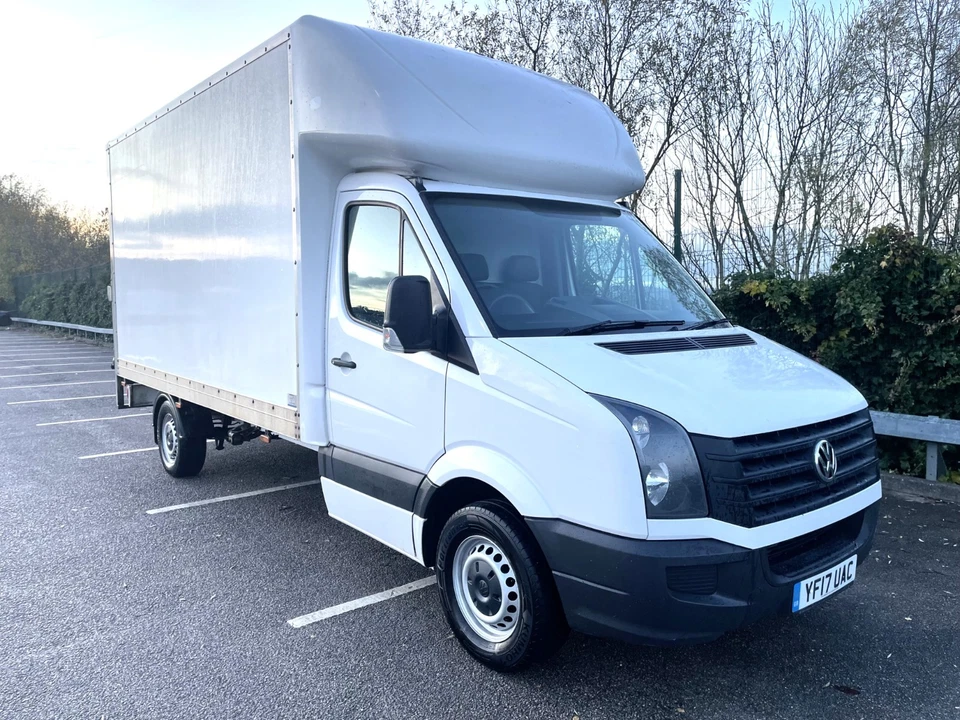 VW Volkswagen Crafter CR35 LWB Luton box with Taillift 2017 ULEZ CAZ  £ Inc VAT - Image 1 of 4
