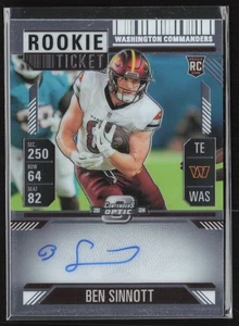 2024 Panini Contenders #136 Ben Sinnott Rookie Ticket Auto - Picture 1 of 2