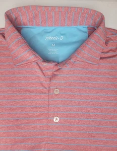 Johnnie-O Performance Polo Shirt Stretch Short Sleeve Men’s M Golf Casual - Picture 1 of 10