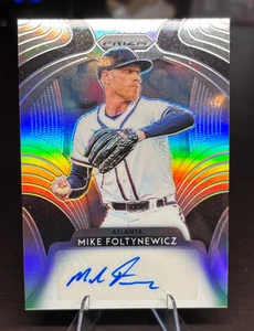 Panini Prizm Firme 2019 Mike Foltynewicz Auto S-MF Atlanta Braves - Foto 1 di 2