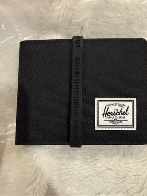 Carteira Herschel Supply Co Roy - Preta - Imagem 1 de 4