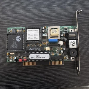 Zoom Telephonics V.34 PCI 56K Modem – Vintage Dial-Up Internet Card – Retro PC - Picture 1 of 6