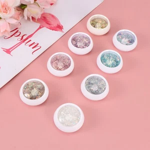 8 Sets Exquisites Nagel-Glitzer-Pulver Nützliches - Bild 1 von 11
