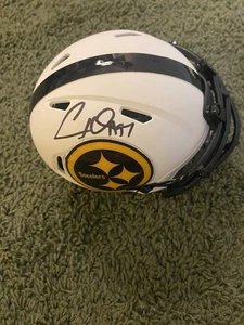 Cameron Heyward signiert handsigniert Pittsburgh Steelers Mini Helm Cam - Bild 1 von 1