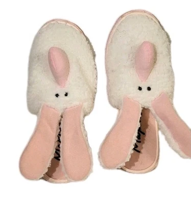 Vintage Hallmark Maxine Bunny Rabbit Slippers Women’s Size Pink/White 9 - Image 1 of 4