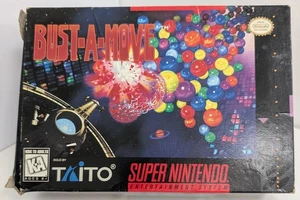 Bust-A-Move Taito SNES Original Nintendo Box mit Handbuch + Einlagen OHNE SPIEL - Bild 1 von 8