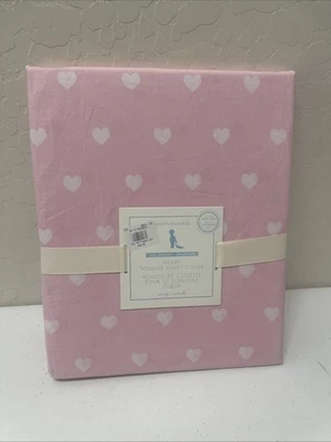 Funda nórdica Pottery Barn Kids de algodón orgánico con estampado de corazón talla única  Foto 1 de 3