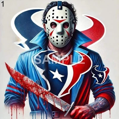 Ferro de transferência de vinil Houston Texans (ESCOLHA) - Imagem 1 de 4