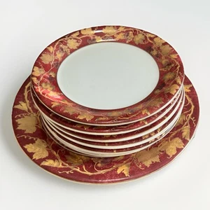 Nicht mehr produziert/Sammlerstück/Kiste & Fass/Volante/Abendessen Set/8 Teller/tiefe Platte 16" - Bild 1 von 15