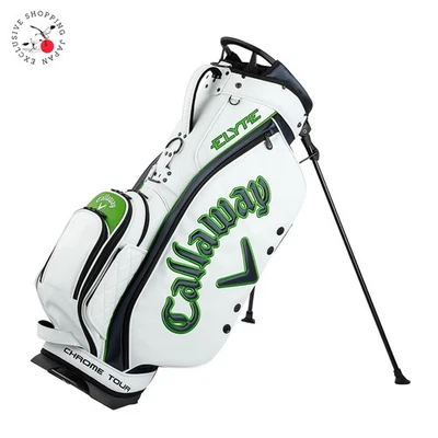 Bolsa de transporte Callaway Golf Tour 25 JM 9 × 47" 5 vias 3,9 kg Japão branca/verde - Imagem 1 de 4