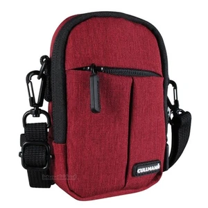 Borsa per fotocamera borsa a tracolla rossa adatta per Nikon Coolpix P340 P330 P310 - Foto 1 di 5